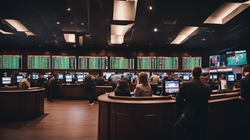 Una sala de apuestas deportivas